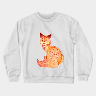 Cute red fox Crewneck Sweatshirt